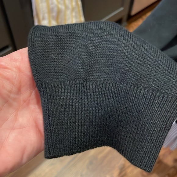 Mens XL Black Roundtree & Yorke 3/4 Zip Sweater - Picture 4 of 5